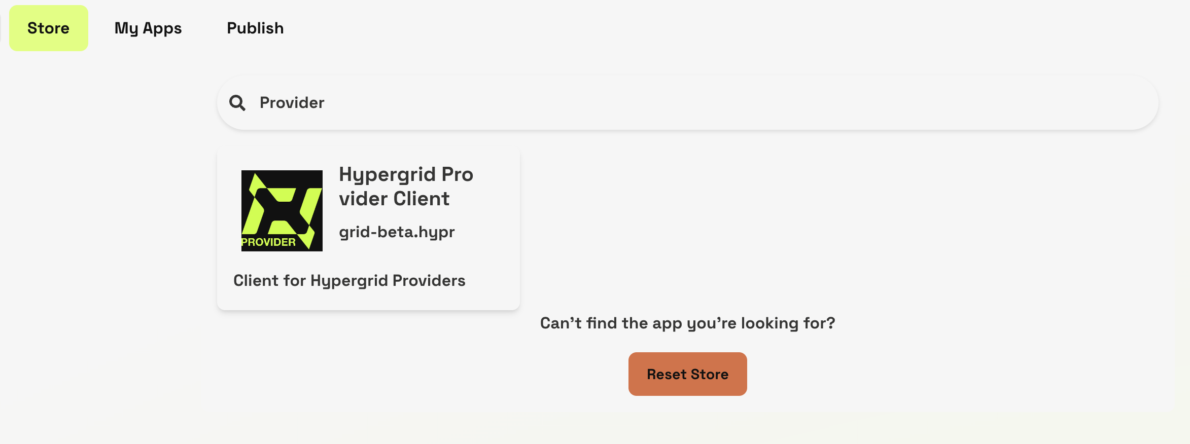 App Store Provider